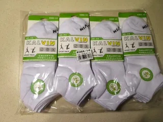Pack 4 Paquetes deCalcetines Tobilleros Kal vin