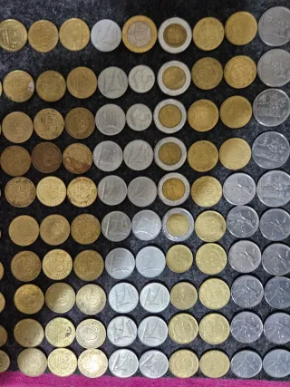 Lotto 165 di monete italiane e francesi