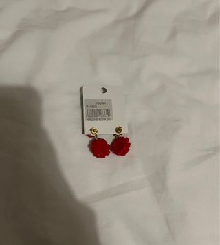 Conjunto flor pendiente broche peinecillo flamenca