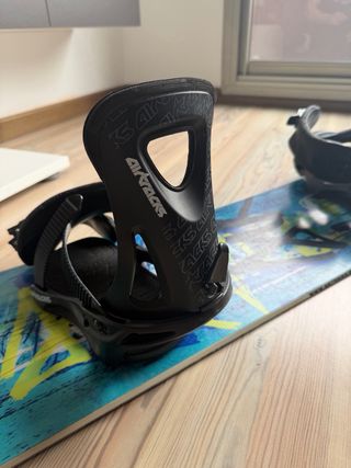 Tabla de Snowboard con Fijaciones