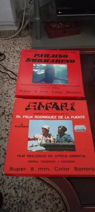 Cintas Super 8: Félix Rodríguez de la Fuente