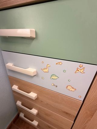 Litera con armario y cómoda