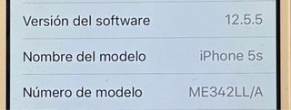 iPhone 5S 16GB Plata