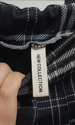 Falda Mini Cuadros con Pantalón