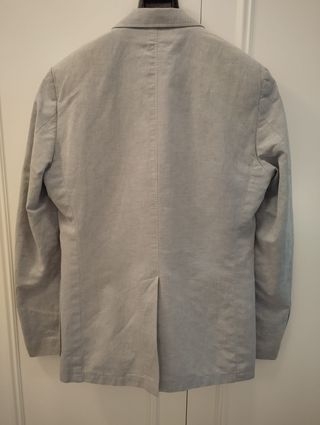 Americana Massimo Dutti Azul Claro