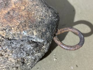 Ancla Antigua de Piedra - Rezón Marinero