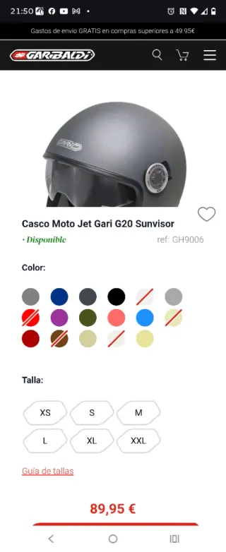 Casco Garibaldi G20 Trend Matt Titanium