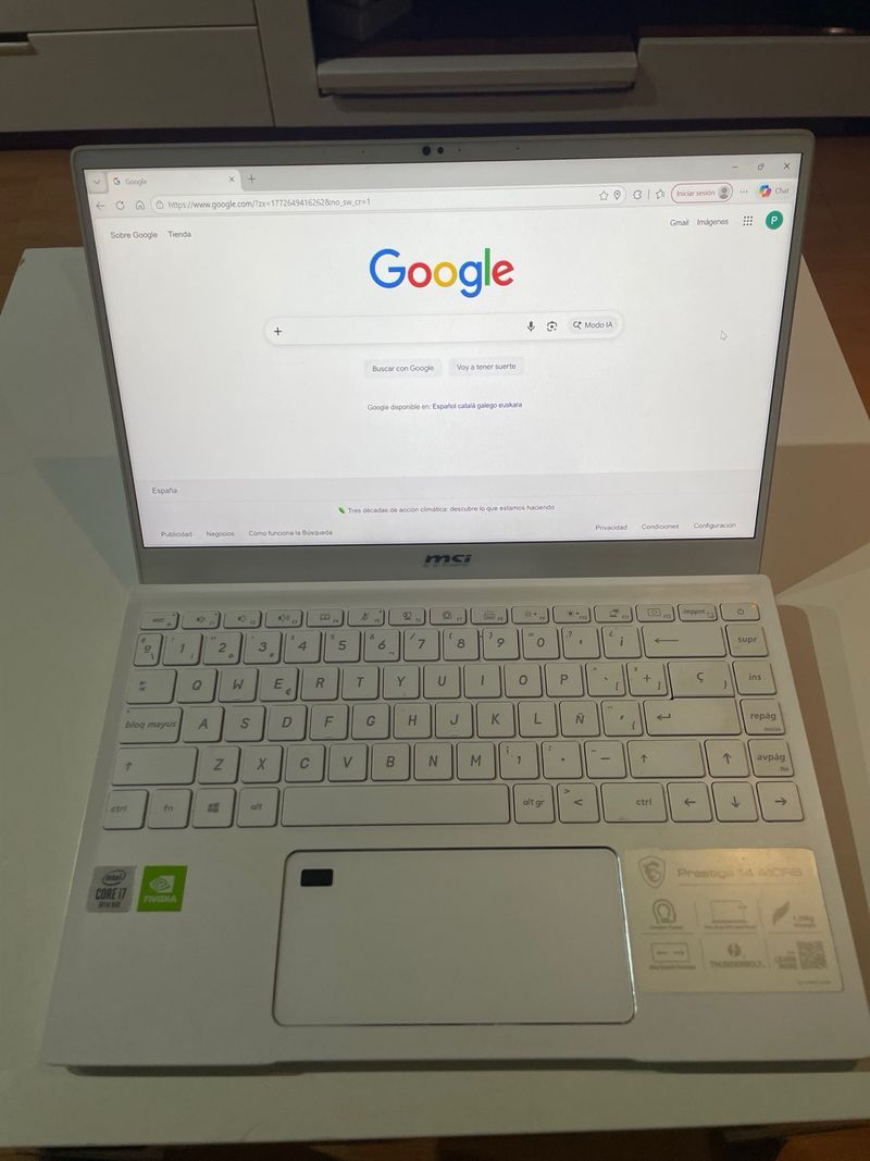 Portátil MSI Prestige 14 A10RB Blanco afbeelding 6