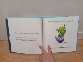 Libro infantil Hay una dragona en tu libro