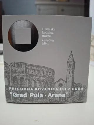 Moneda Croacia 2€ Pula - Arena 2025 Proof