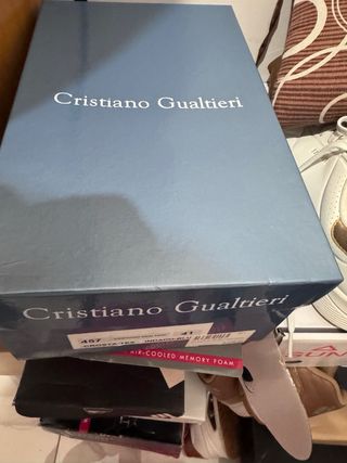 Scarpe uomo Cristiano Gualtieri blu/grigie