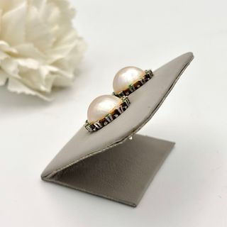 Conjunto oro 18kt con perlas diamantes esmeraldas