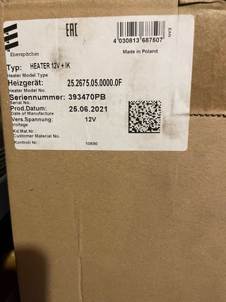 Calefacción Estacionaria Camper