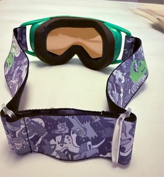 Casco y gafas de esquí infantil Quiksilver
