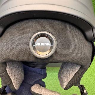 Casco Alpina Alto Q-Lite Negro Mate Dorado 51-55cm