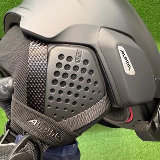 Casco Alpina Alto Q-Lite Negro Mate Dorado 51-55cm