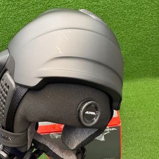 Casco Alpina Alto Q-Lite Negro Mate Dorado 51-55cm