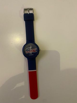 Reloj Lacoste Original Azul y Rojo