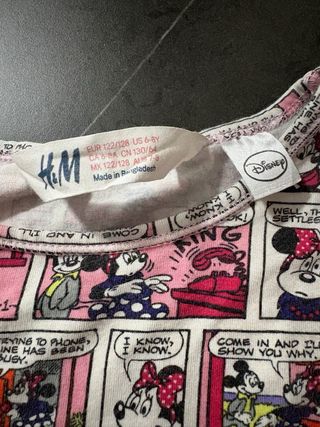 Camiseta Disney Mickey Mouse Cómic