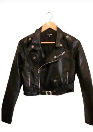 Chaqueta Biker y Bolso Gaudí Negro