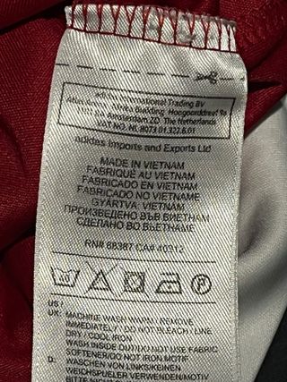 Camiseta Sunderland AFC Adidas Entrenamiento Roja