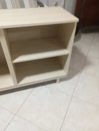 Mueble estantería madera Ikea