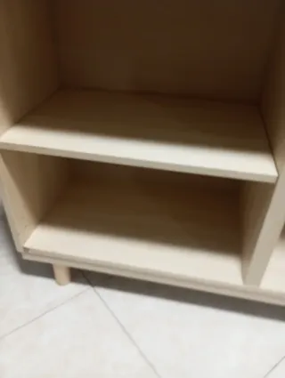 Mueble estantería madera Ikea