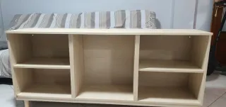 Mueble estantería madera Ikea