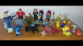 Lote Juguetes Plástico Figuras Varias