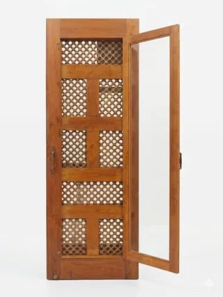 Puerta Marroquí con Celosía y Contraventana