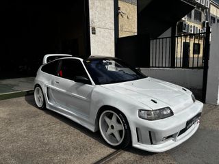 CLÁSICO HONDA CRX 16V SI.Kit aerodinámico (ÚNICO)