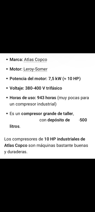 Compresor de aire alta calidad