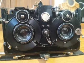 Cámara Estereoscópica ICA Dresden 6x13 Zeiss tesar