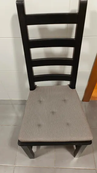 Silla comedor negra Ikea