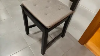 Silla comedor negra Ikea