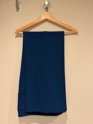 Traje Zara Azul Petróleo Talla S