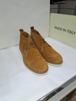 Polacchini uomo camoscio cuoio tg.41