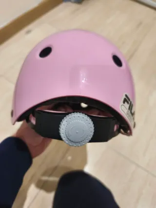 Casco de skate rosa
