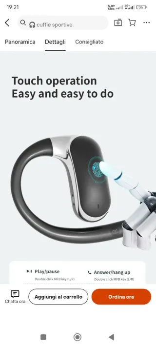 Cuffie Wireless YYK-Q65 IA traduttore