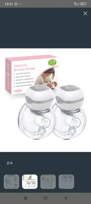 Sacaleches Eléctrico Doble BPA Free