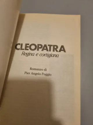 Libro Cleopatra regina e artigiana 1994
