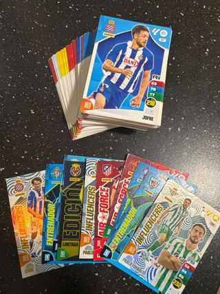 Lote 110 cromos Panini Adrenalyn XL Liga 24/25