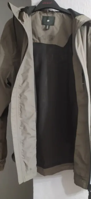 Chaqueta Cortavientos H&M Mujer Verde Oliva