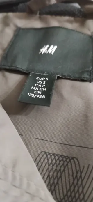 Chaqueta Cortavientos H&M Mujer Verde Oliva