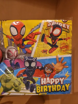 20 Servilletas Spidey y sus Amigos