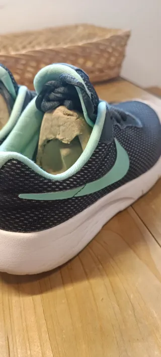 Zapatillas Nike Tanjun Mujer Negro / verde Menta.