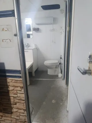 Parcela en venta, caravana, avance, cocina