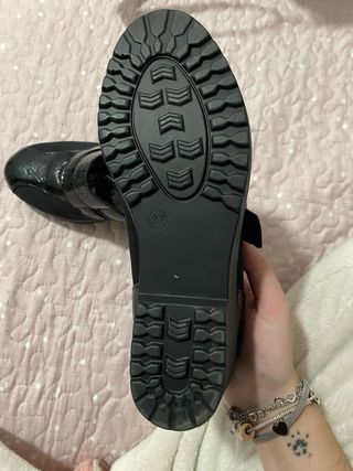 Zapatos negros mujer velcro