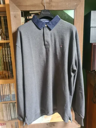 Polo GANT Heavy Rugger Gris Marengo 4XL IMPECABLE