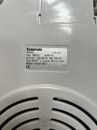 Plancha Taurus Bravissimo 7